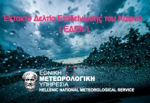 Έκτακτο δελτίο επιδείνωσης καιρού, ερχονται ισχυρές βροχές και καταιγίδες – Ποιες περιοχές θα επηρεαστούν